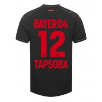 Dres Bayer Leverkusen Edmond Tapsoba #12 Domaci 2023-24 Kratak Rukav